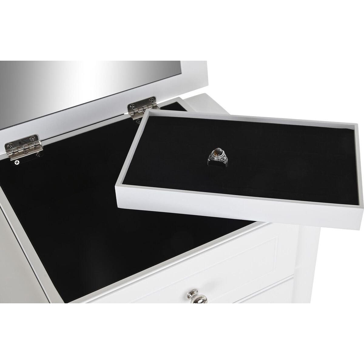 Smyckeskrin med ben DKD Home Decor Speglar MDF Romantisk (37 x 27 x 90 cm) - 8