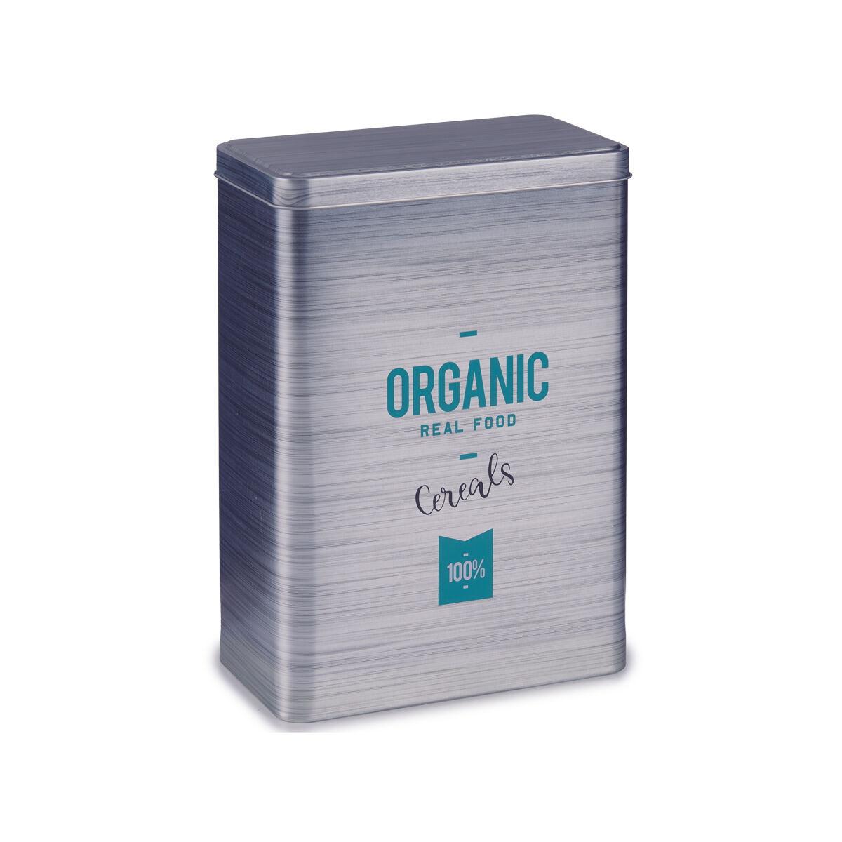 Flingbehållare Organic Grå Tenn 12 x 24,7 x 17,6 cm (12 antal) - 5