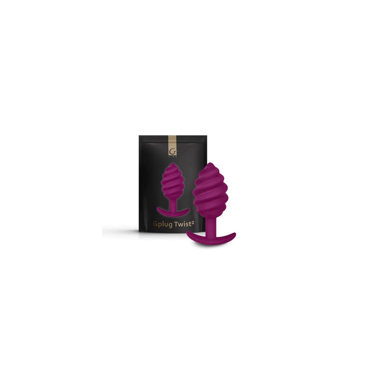 Analplugg Gvibe Gplug Twist 2 Sweet Violett - 3