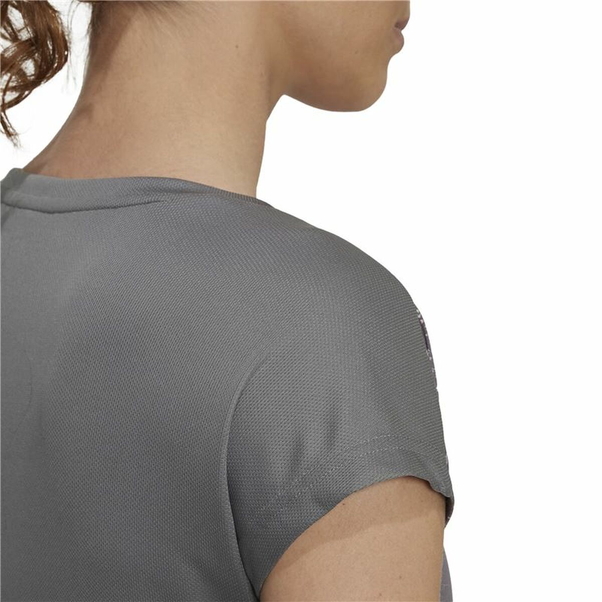 T-shirt med kortärm Dam Adidas Mörkgrå - 7