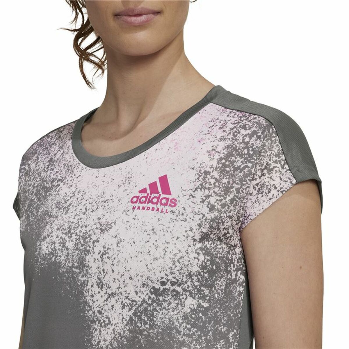T-shirt med kortärm Dam Adidas Mörkgrå - 6