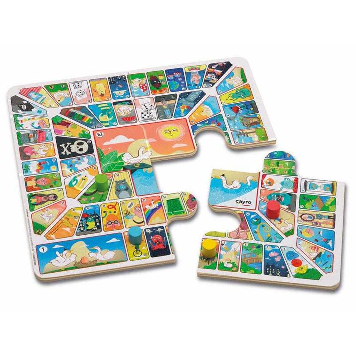 Parchís och Oca Board Cayro 12 x 19,5 x 5 cm - 4