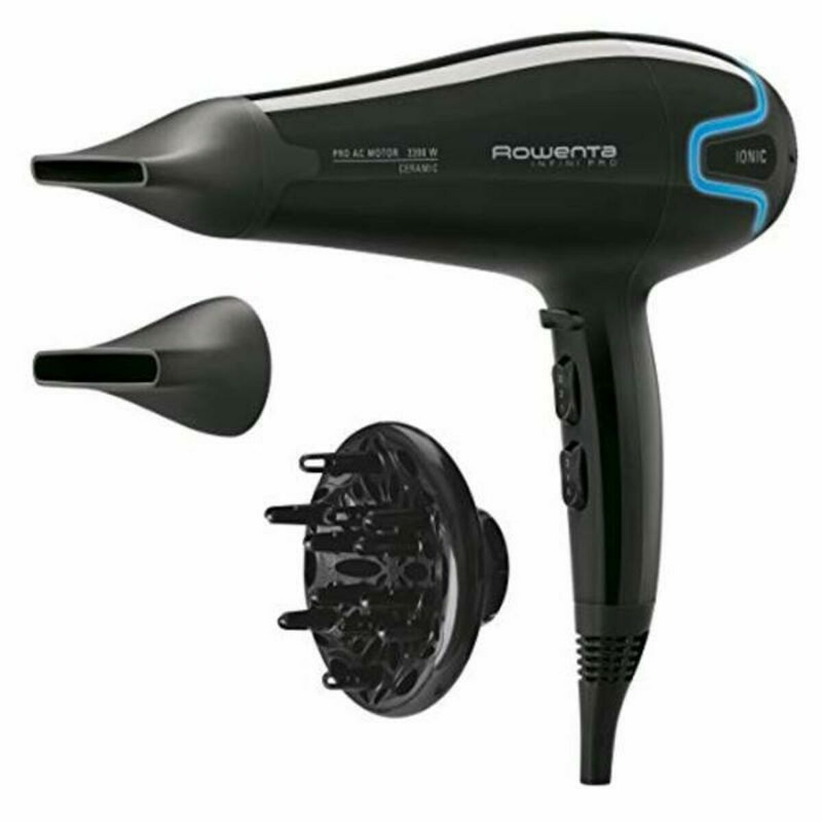 Hårtork Rowenta Svart 2200 W (Renoverade B) - 8