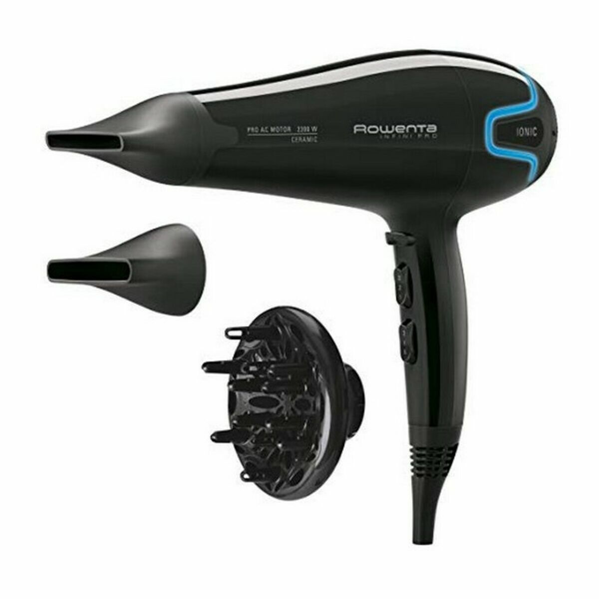 Hårtork Rowenta Svart 2200 W (Renoverade B) - 3