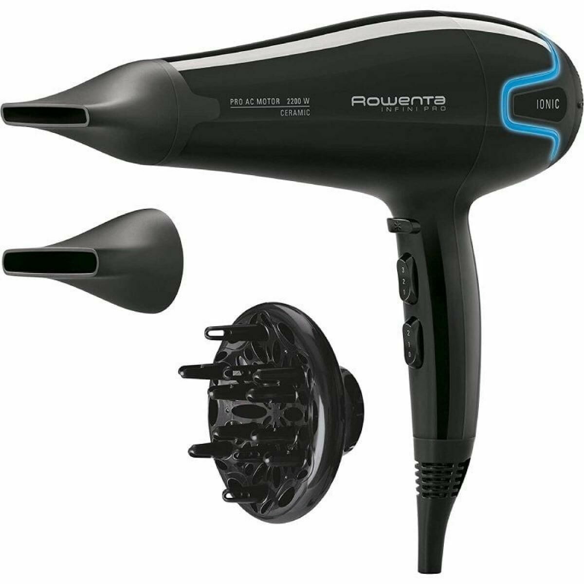 Hårtork Rowenta Svart 2200 W (Renoverade B)