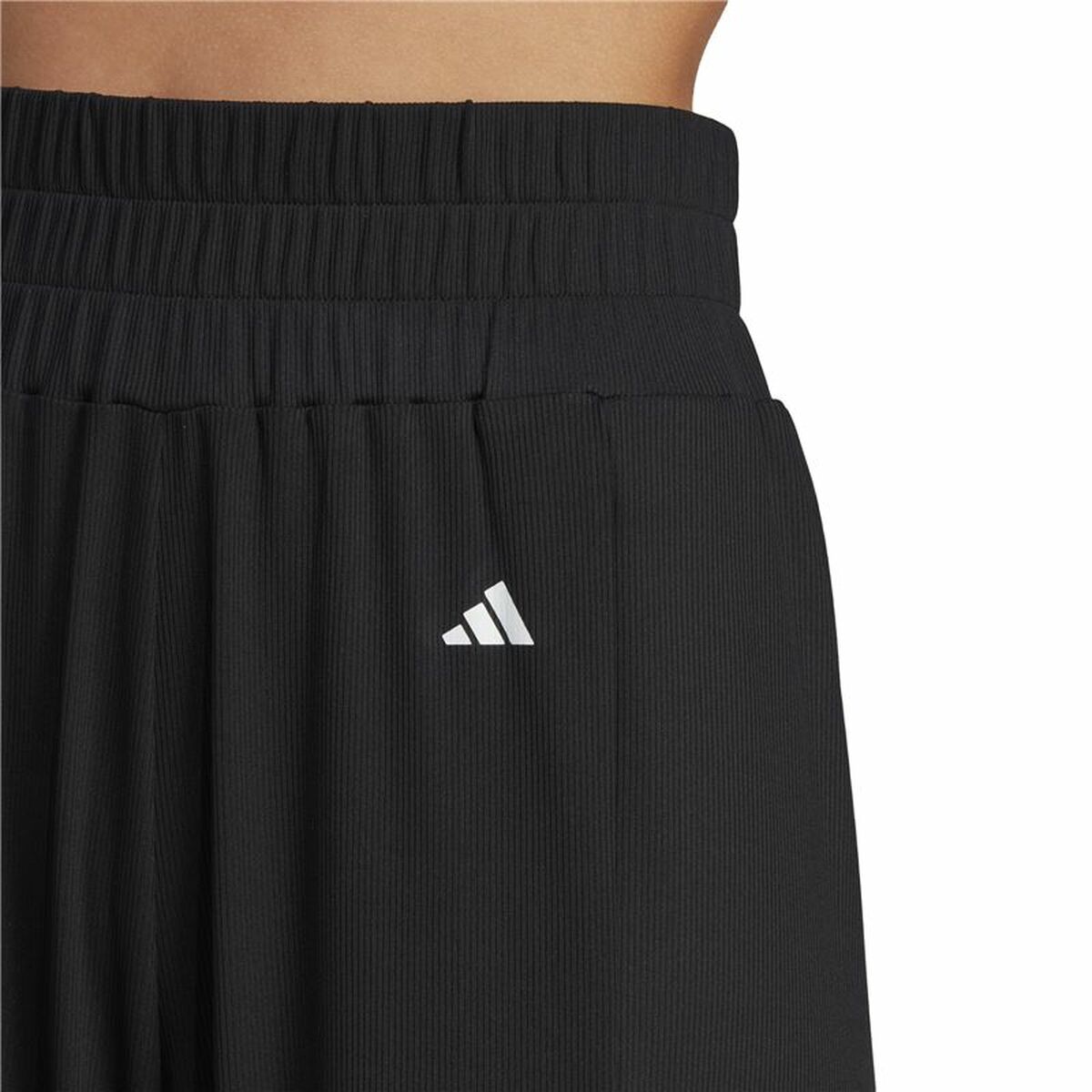 Långa träningsbyxor Adidas Svart Kvinna - 6
