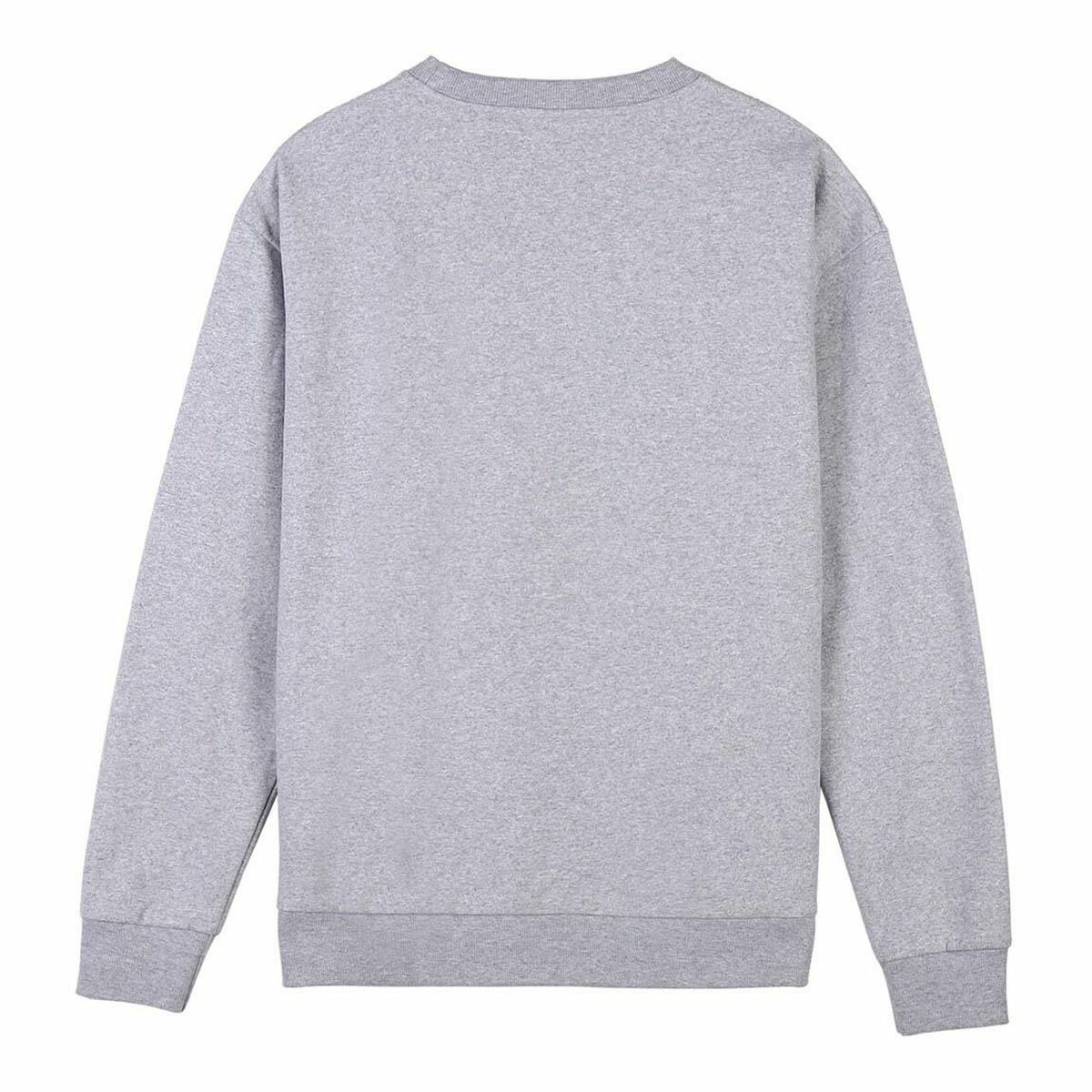 Tröja utan huva Unisex Mickey Mouse Grå - 10