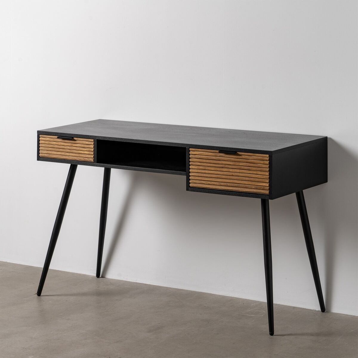 Möbelpaket ORLEANS Svart Naturell 120 x 45 x 73 cm - 2