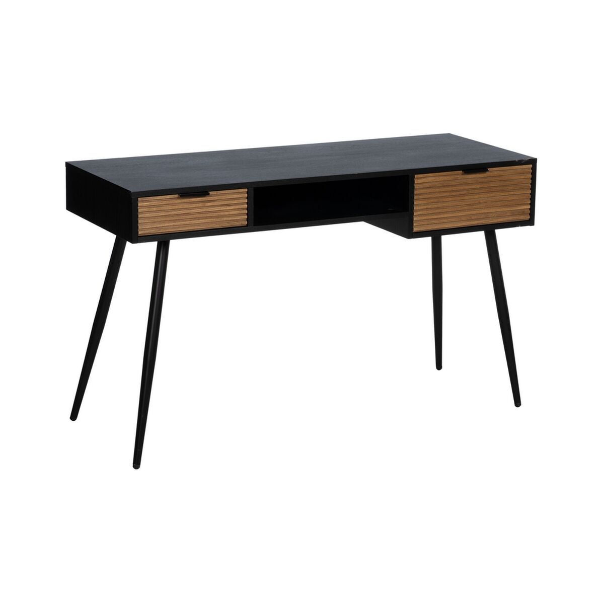 Möbelpaket ORLEANS Svart Naturell 120 x 45 x 73 cm