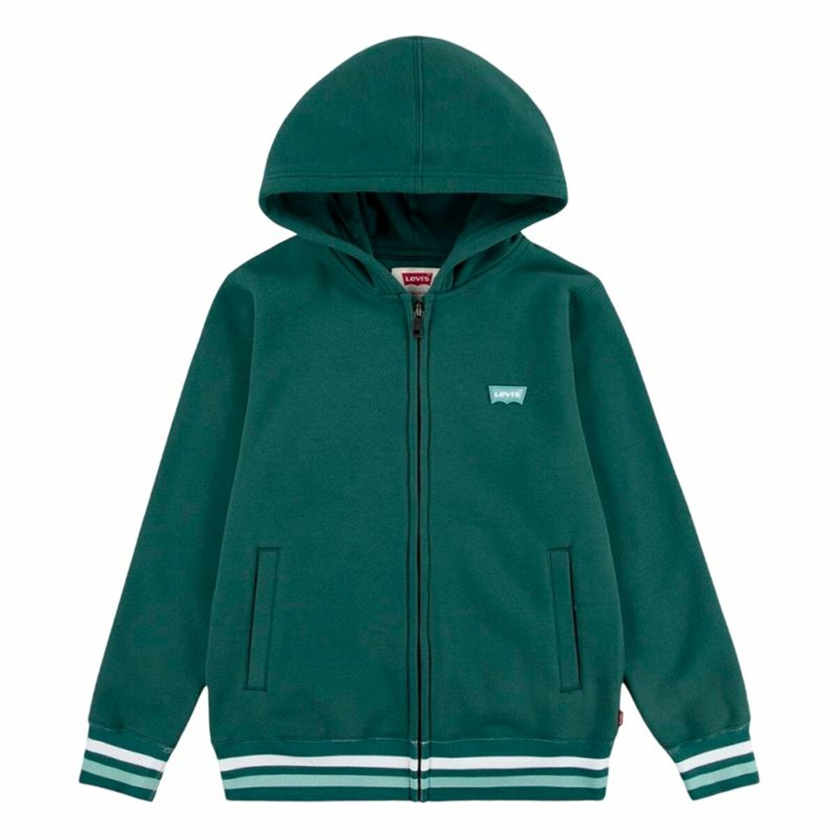 Tröja med huva Unisex Levi's Lvb Varsity Oliv
