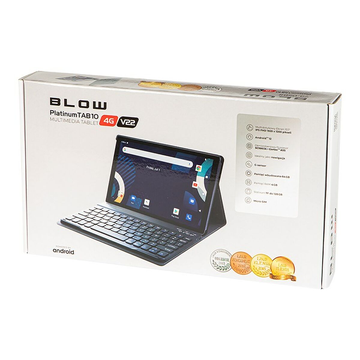 Läsplatta Blow PlatinumTAB10 4 GB RAM 10,1" Mörkgrå 64 GB - 2