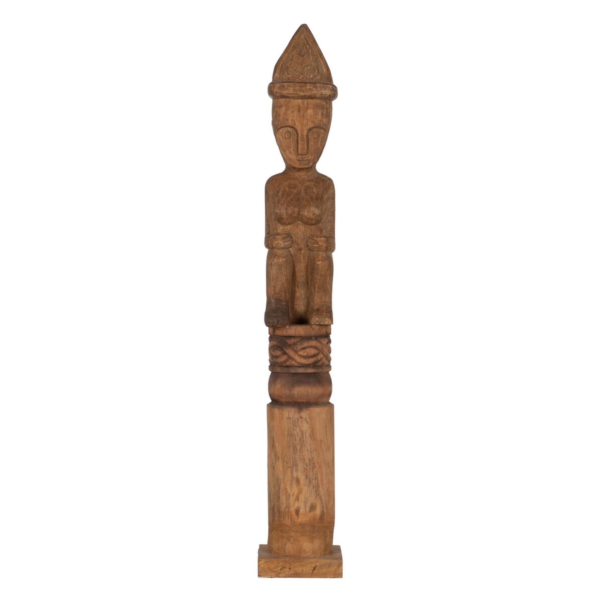 Prydnadsfigur Naturell Afrikan 14 x 14 x 88,5 cm
