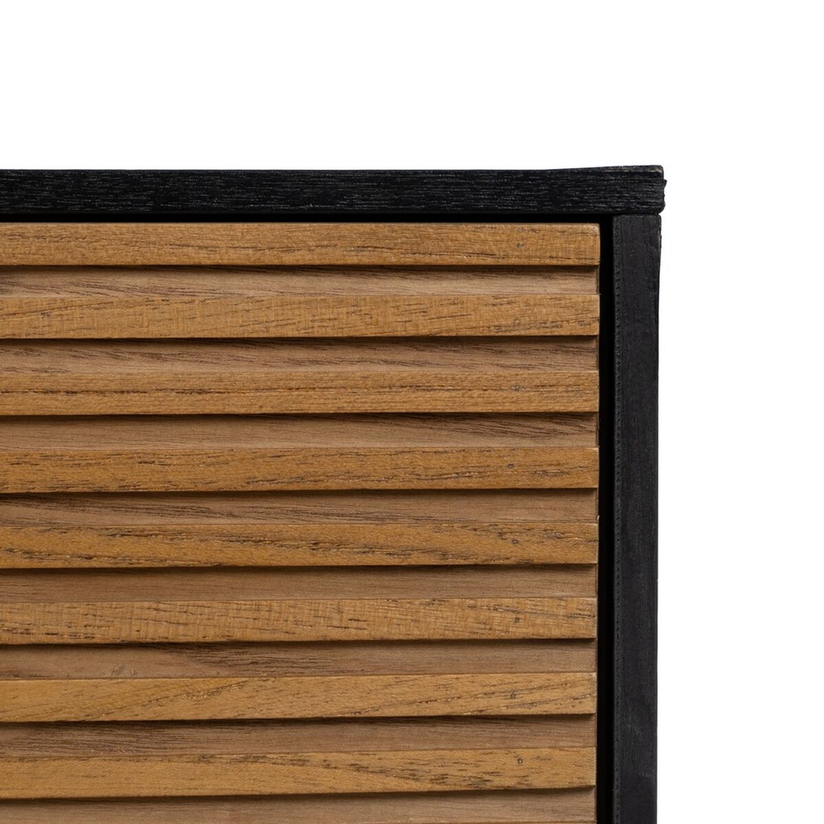 Byrå ORLEANS Svart Naturell Järn Trä MDF 104 x 40 x 81,5 cm - 8
