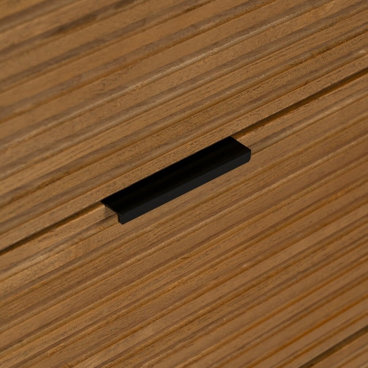 Byrå ORLEANS Svart Naturell Järn Trä MDF 104 x 40 x 81,5 cm - 7