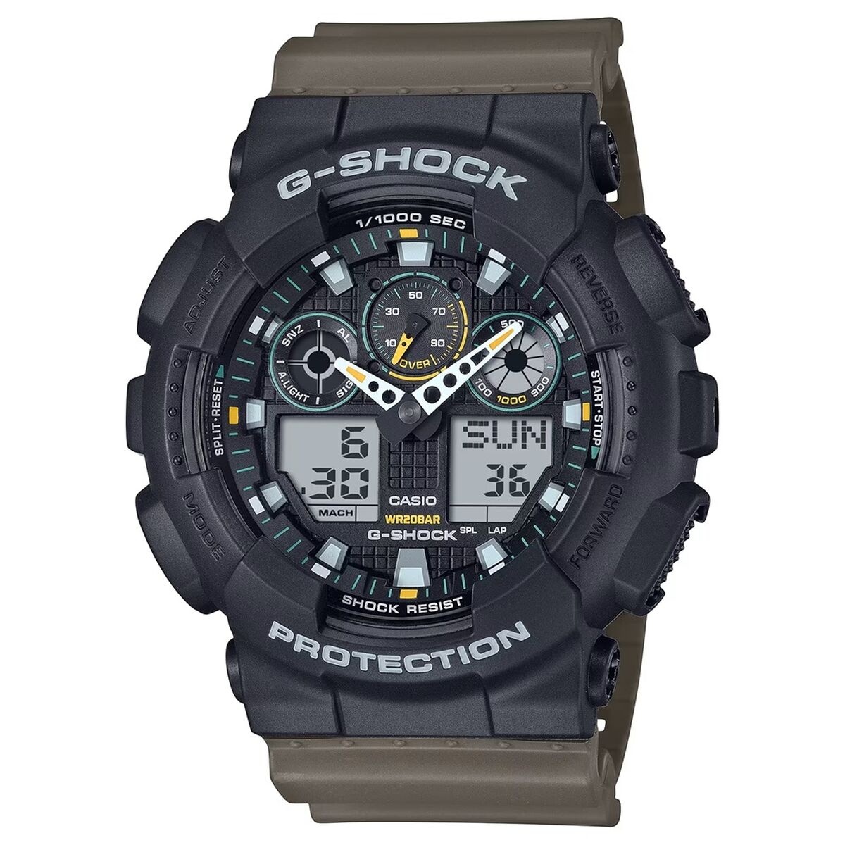 Herrklocka Casio G-Shock OVERSIZED - TWO TONE UTILITY COLOURS Svart (Ø 51 mm)