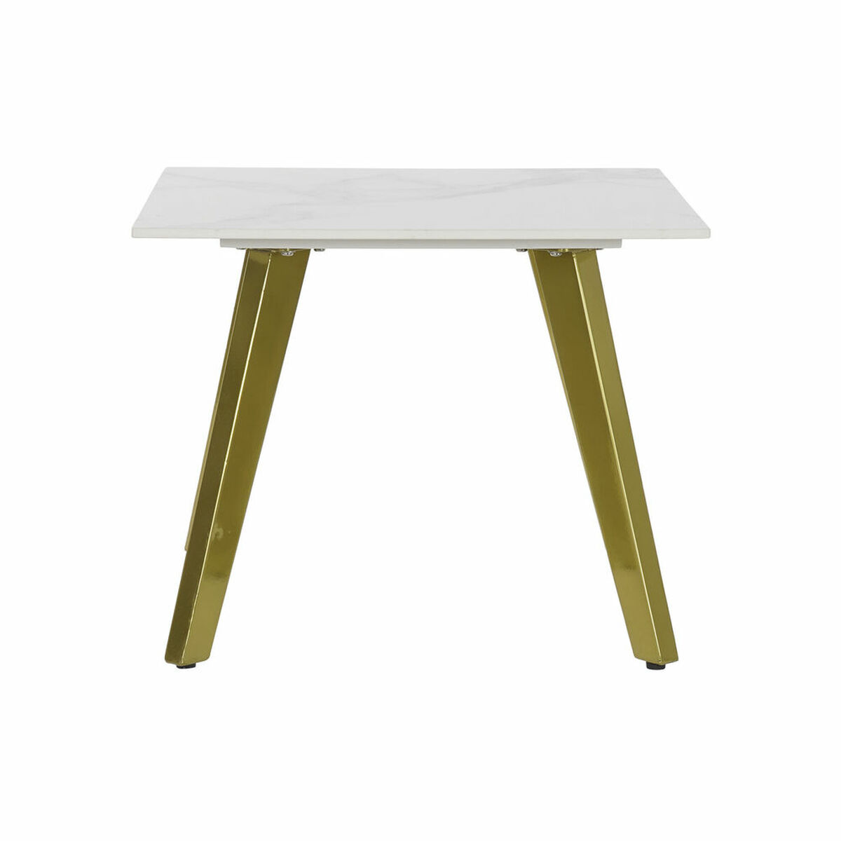 Sidobord DKD Home Decor Vit Gyllene 60 x 60 x 48 cm - 18