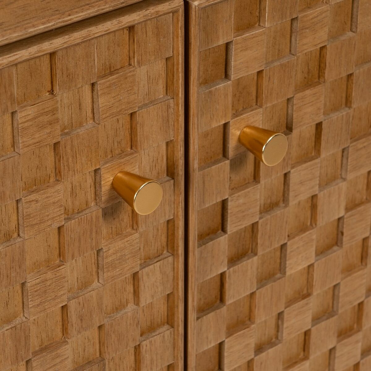 Visningsställ MARIGNI Svart Naturell Glas Järn Trä MDF 84,5 x 42,5 x 198 cm - 8
