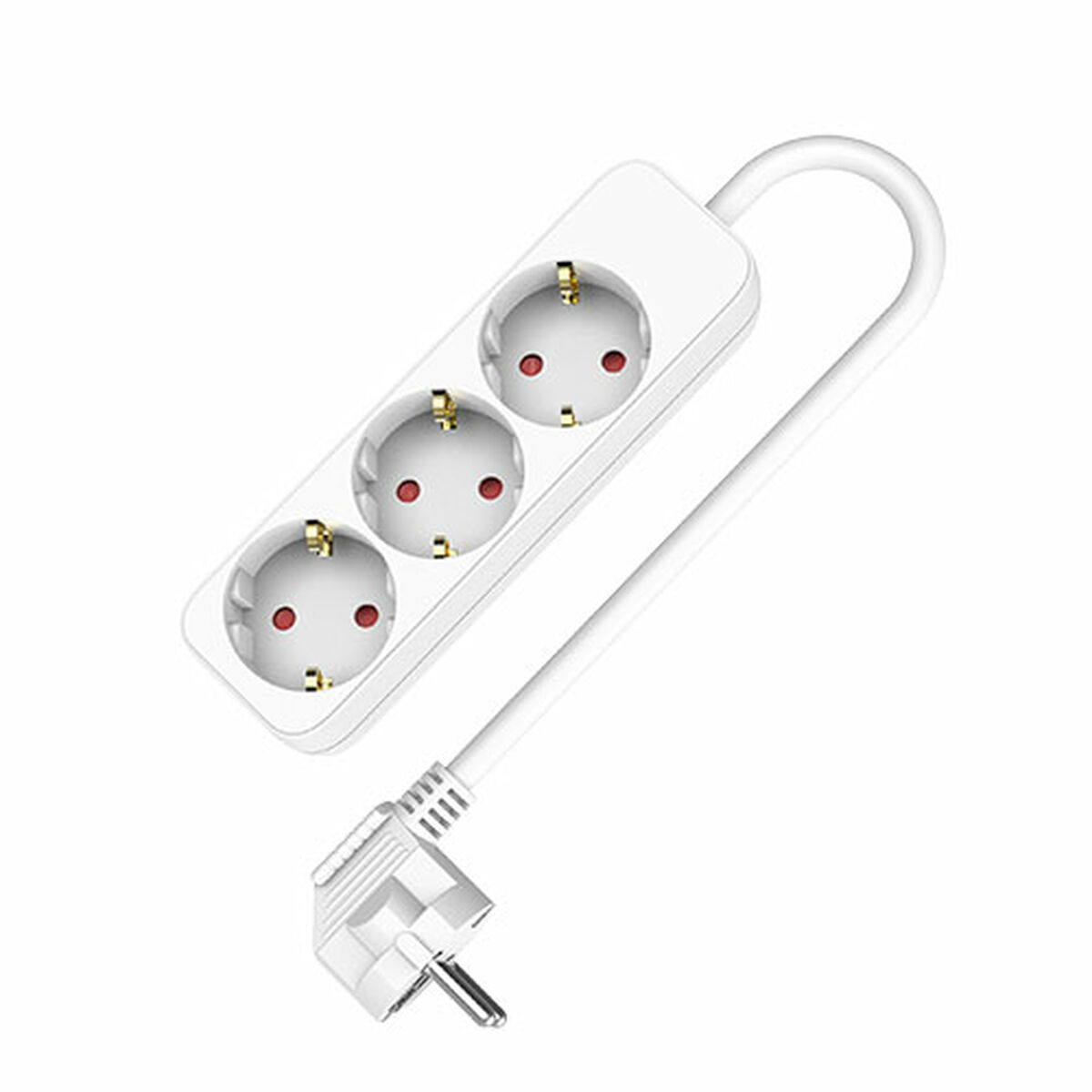 Ellist 3 Tomas-uttag utan brytare TM Electron (1,5 m)