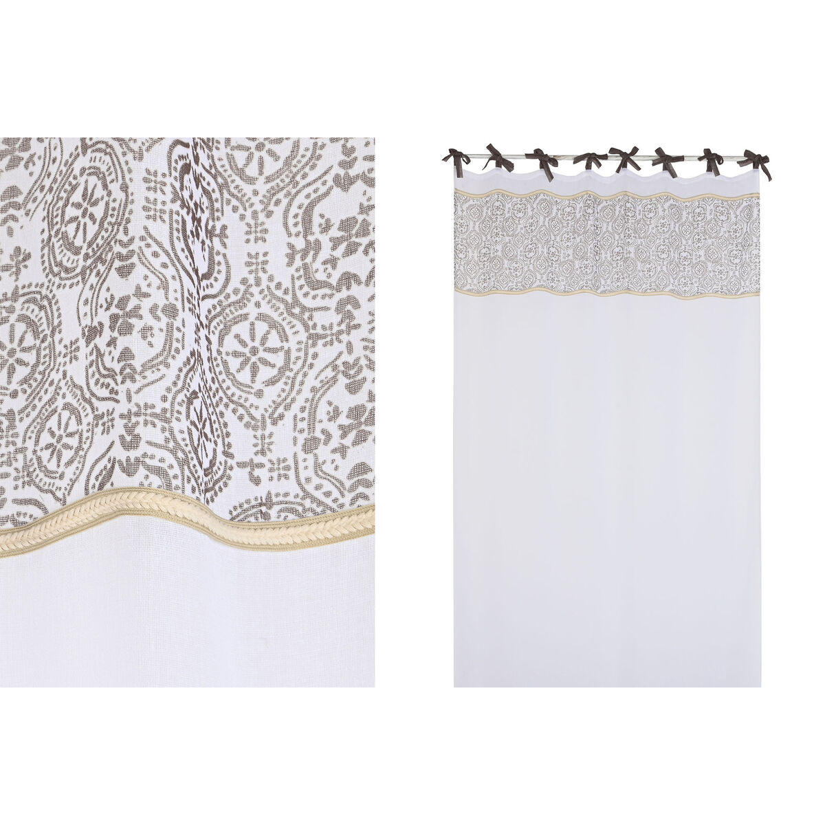 Gardiner Home ESPRIT Vit Brun 140 x 260 x 260 cm - 2