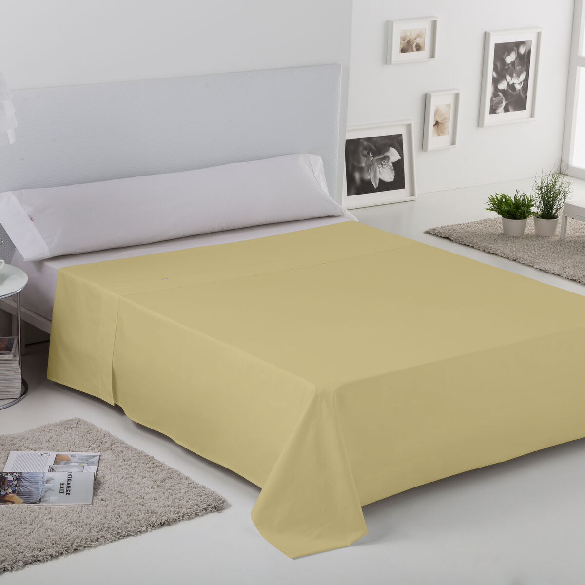 Överlakan Alexandra House Living Ljusbrun 170 x 270 cm - 3