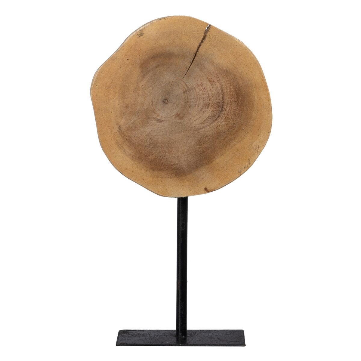 Prydnadsfigur Naturell Svart 17 x 17 x 31 cm