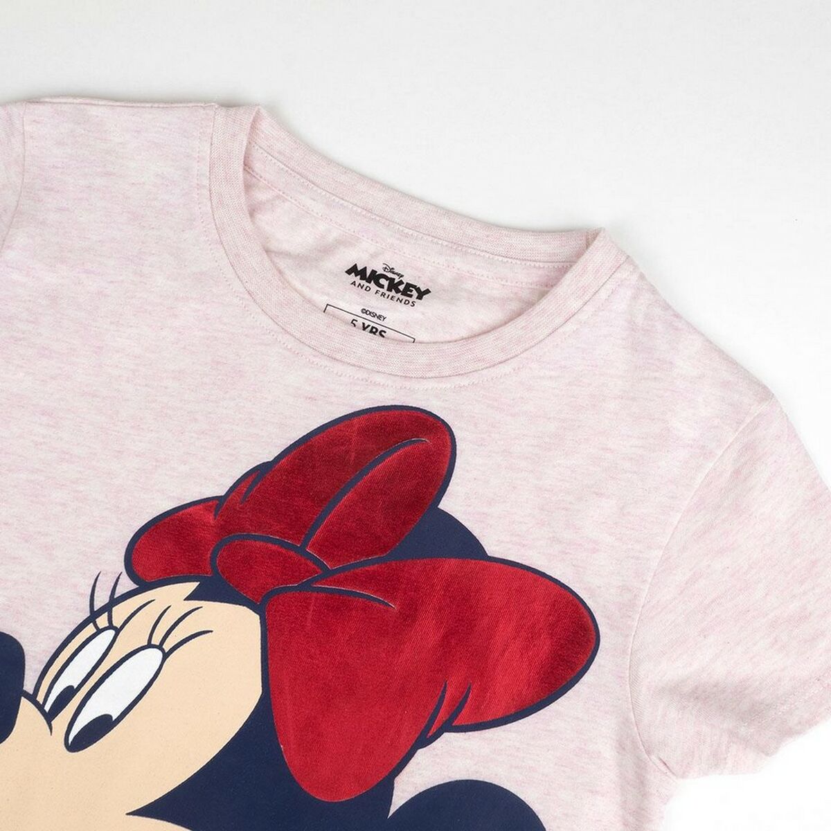 Barn T-shirt med kortärm Minnie Mouse Rosa - 2