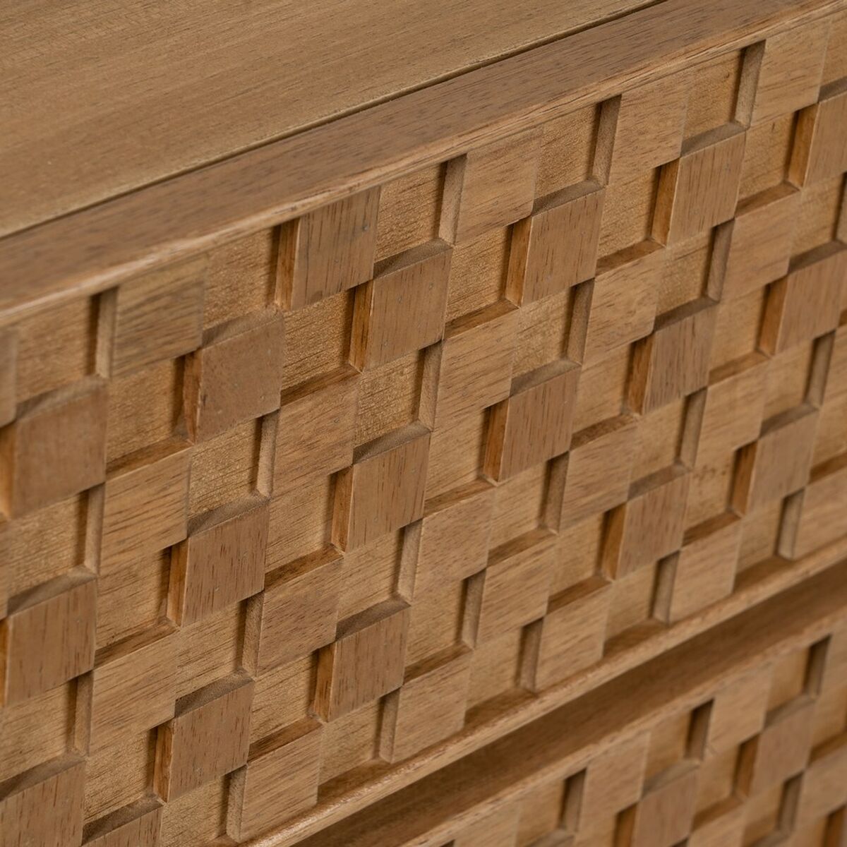 Byrå MARIGNI Svart Naturell Järn Trä MDF 118 x 42 x 77 cm - 7