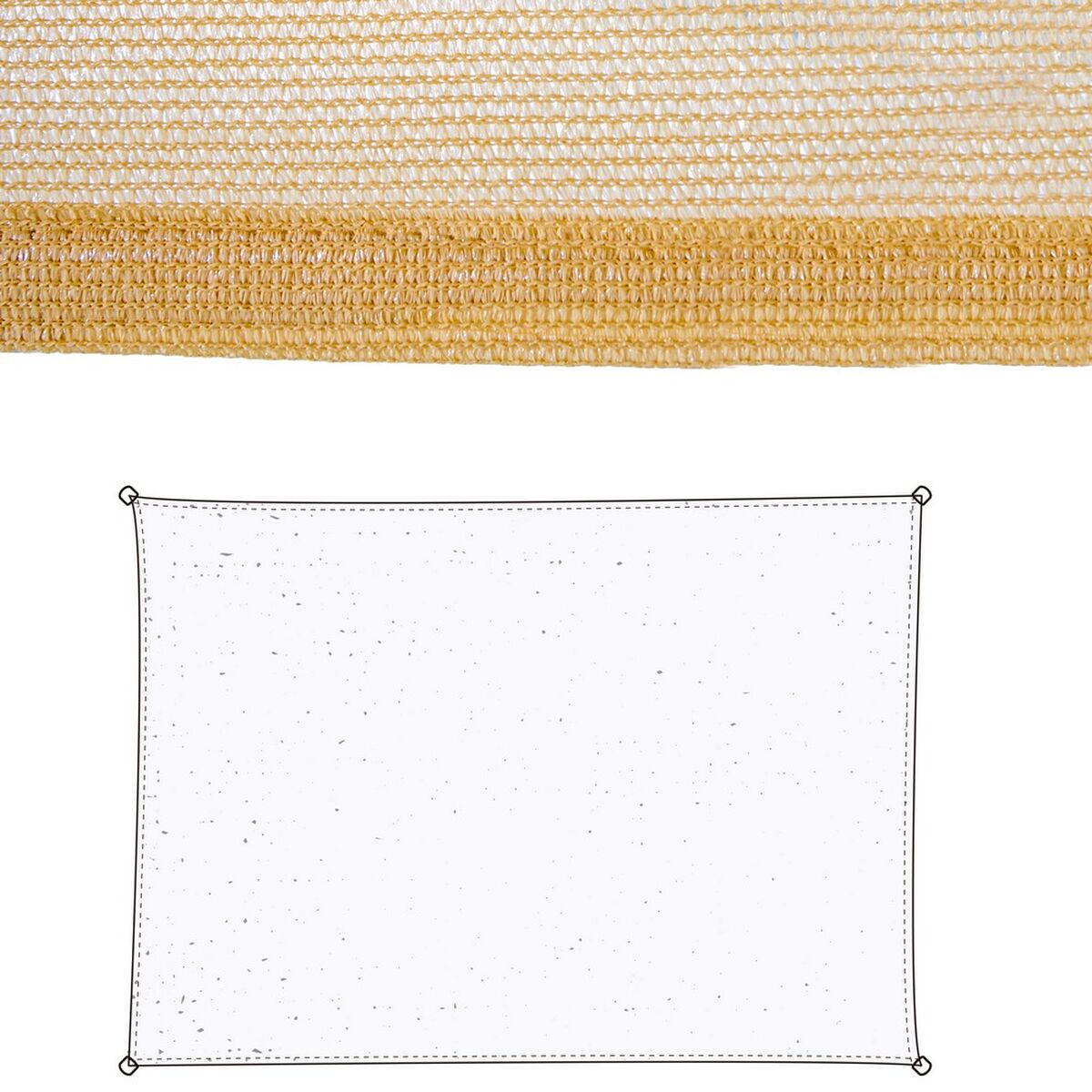 Skugga segel Vela sombreo Beige 300 x 400 x 1 cm 300 x 1 x 400 cm