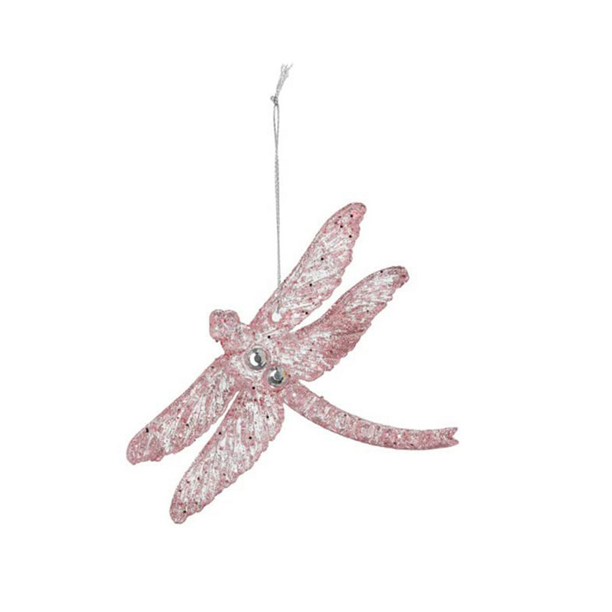 Prydnadsfigur Christmas Decoration Rosa Julgranskula (10 X 1 X 17 CM) - 3