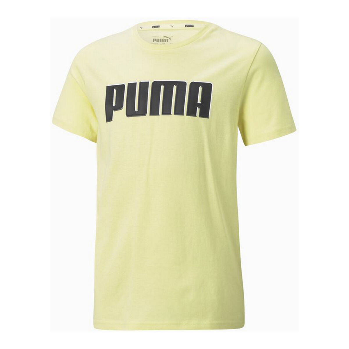 Barn T-shirt med kortärm Puma  Alpha Graphic Gul - 4