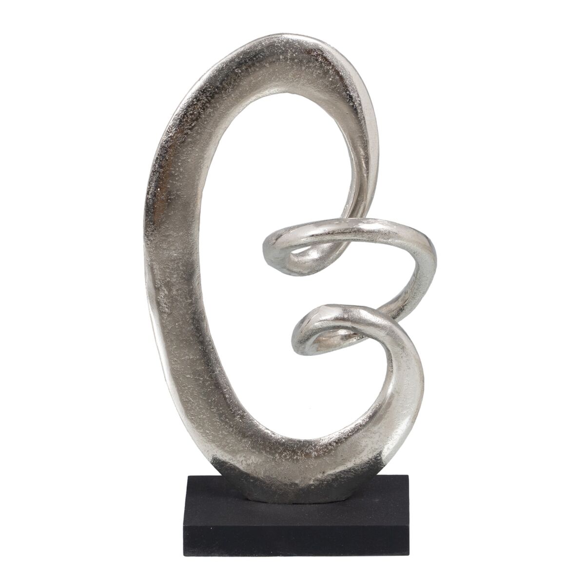 Prydnadsfigur 18,5 x 8 x 34 cm Svart Silver - 5
