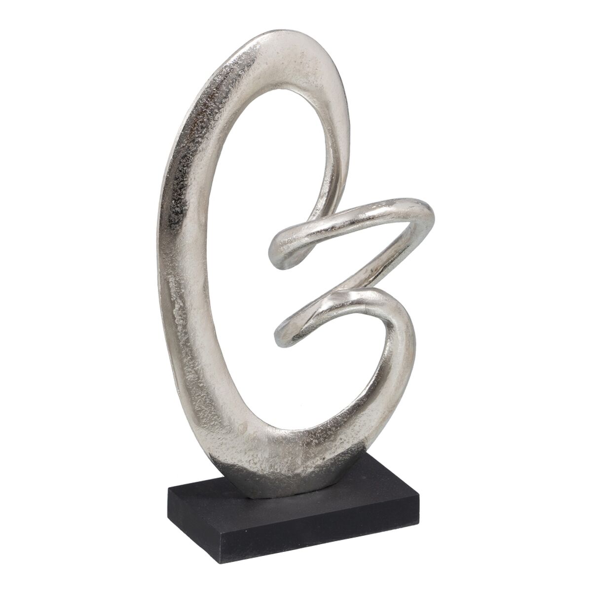Prydnadsfigur 18,5 x 8 x 34 cm Svart Silver