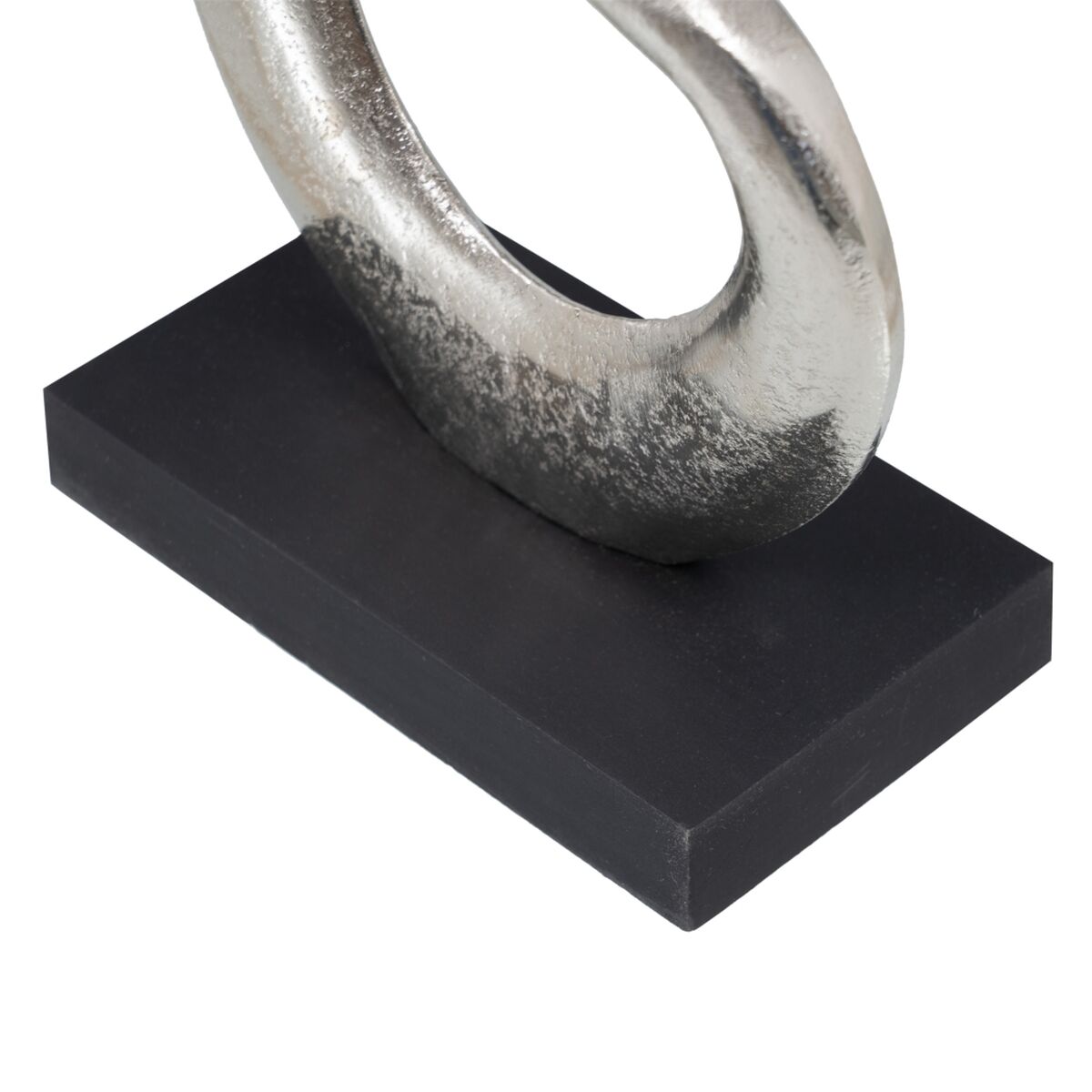 Prydnadsfigur 18,5 x 8 x 34 cm Svart Silver - 2