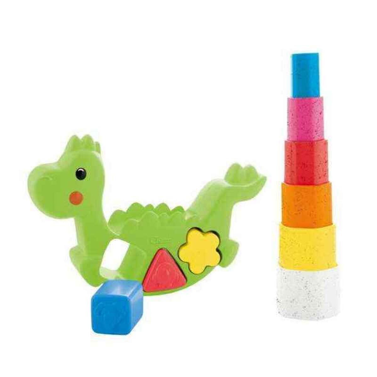 Aktivitetscentrum Dino Lino Chicco 2 i 1 (9 pcs) - 4