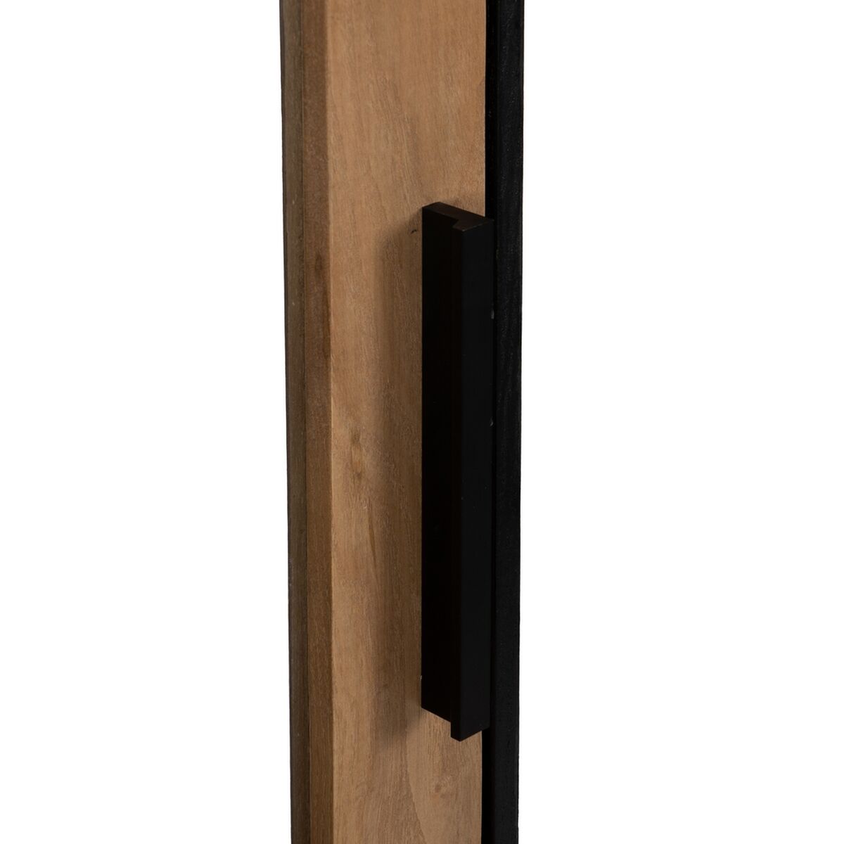 Visningsställ ORLEANS Svart Naturell Glas Järn Trä MDF 61 x 40 x 196 cm - 7