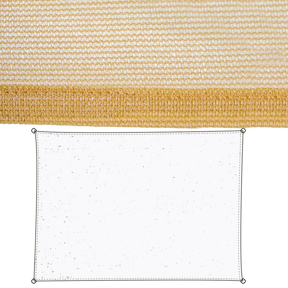 Skugga segel Vela sombreo Beige 350 x 500 x 1 cm 350 x 1 x 500 cm