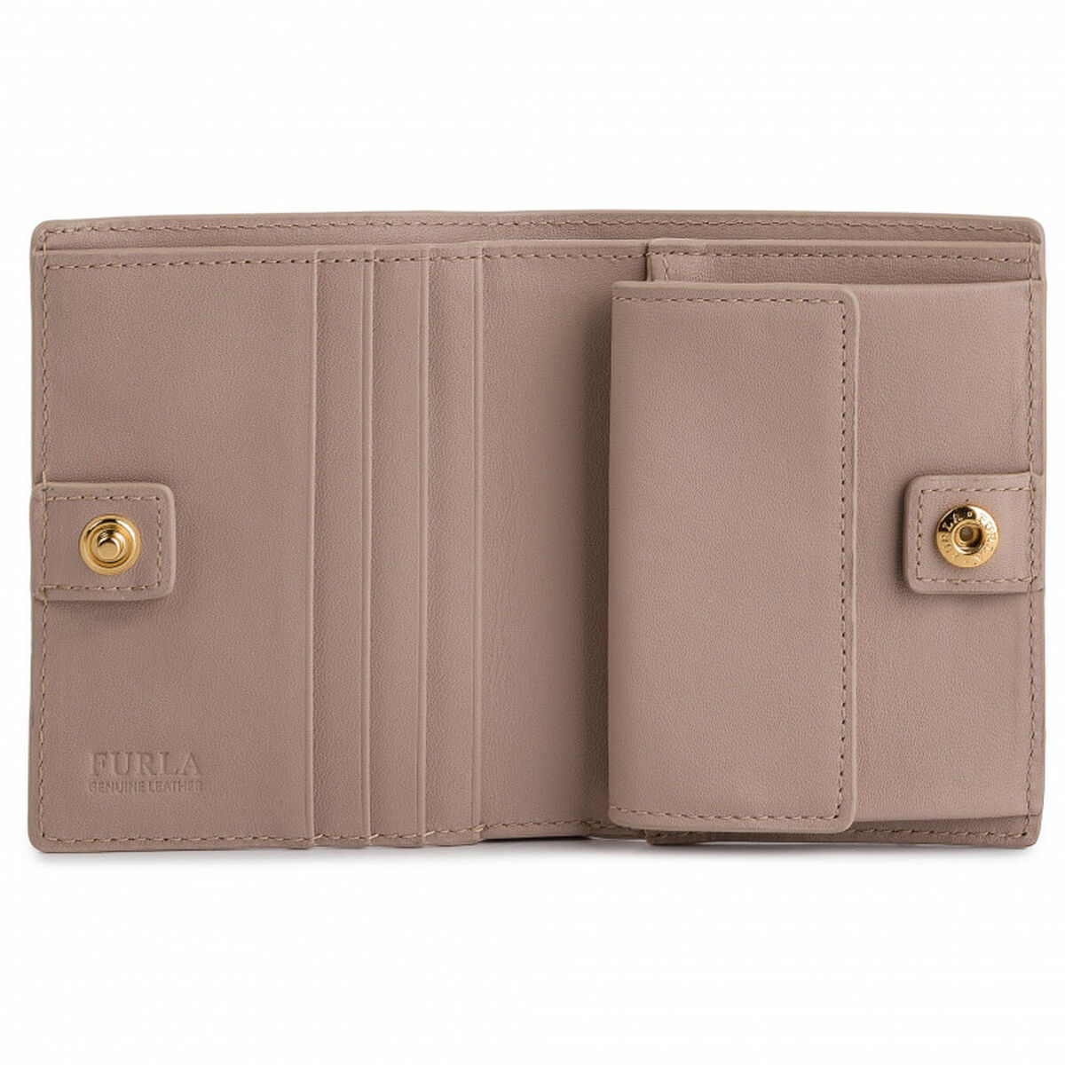 Damväska Furla PCW1023-GR-DR Beige 11 x 9 x 2 cm - 4
