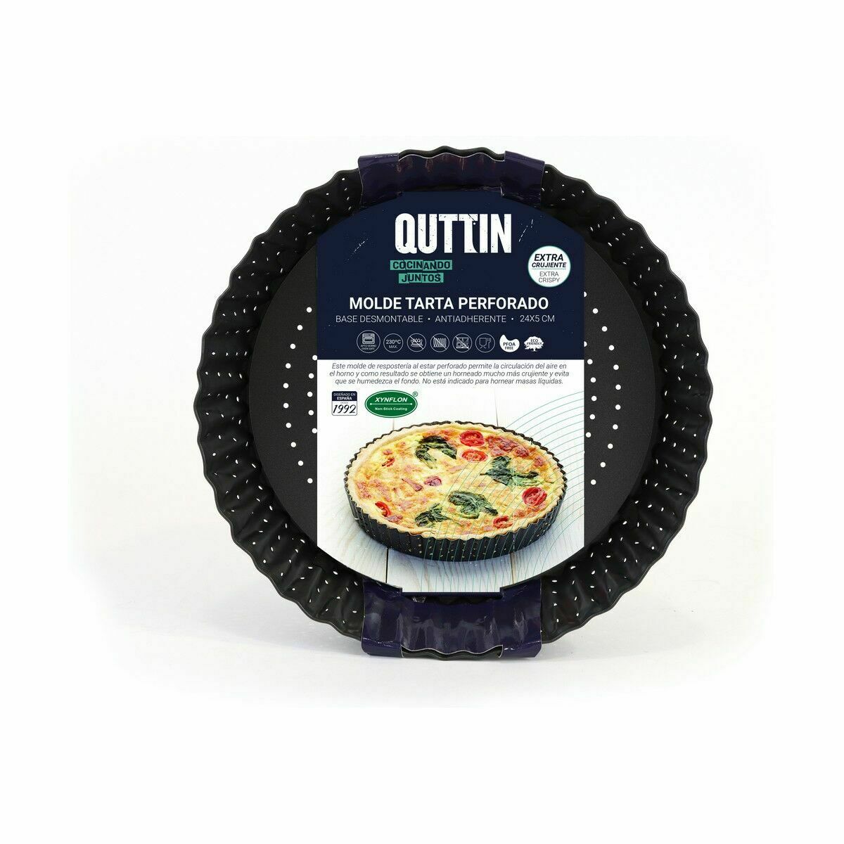 Avtagbar form Quttin Stål 24 x 5 cm (12 antal) - 7