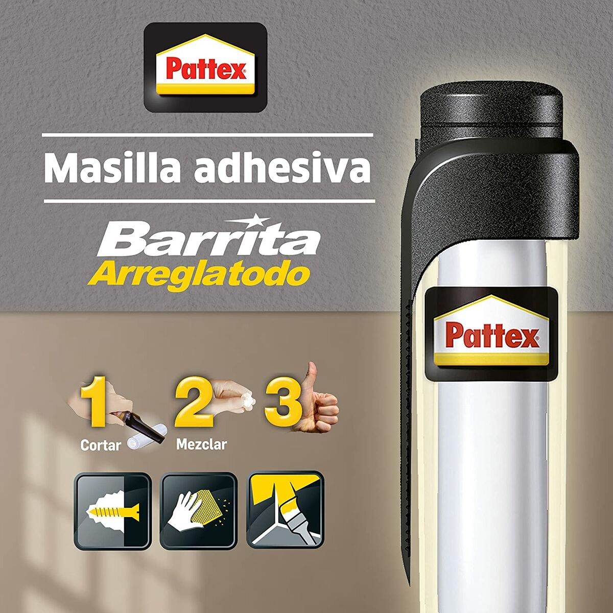 Knådepoxy Pattex 14010225 Vit Reparationskit (1 antal) - 6
