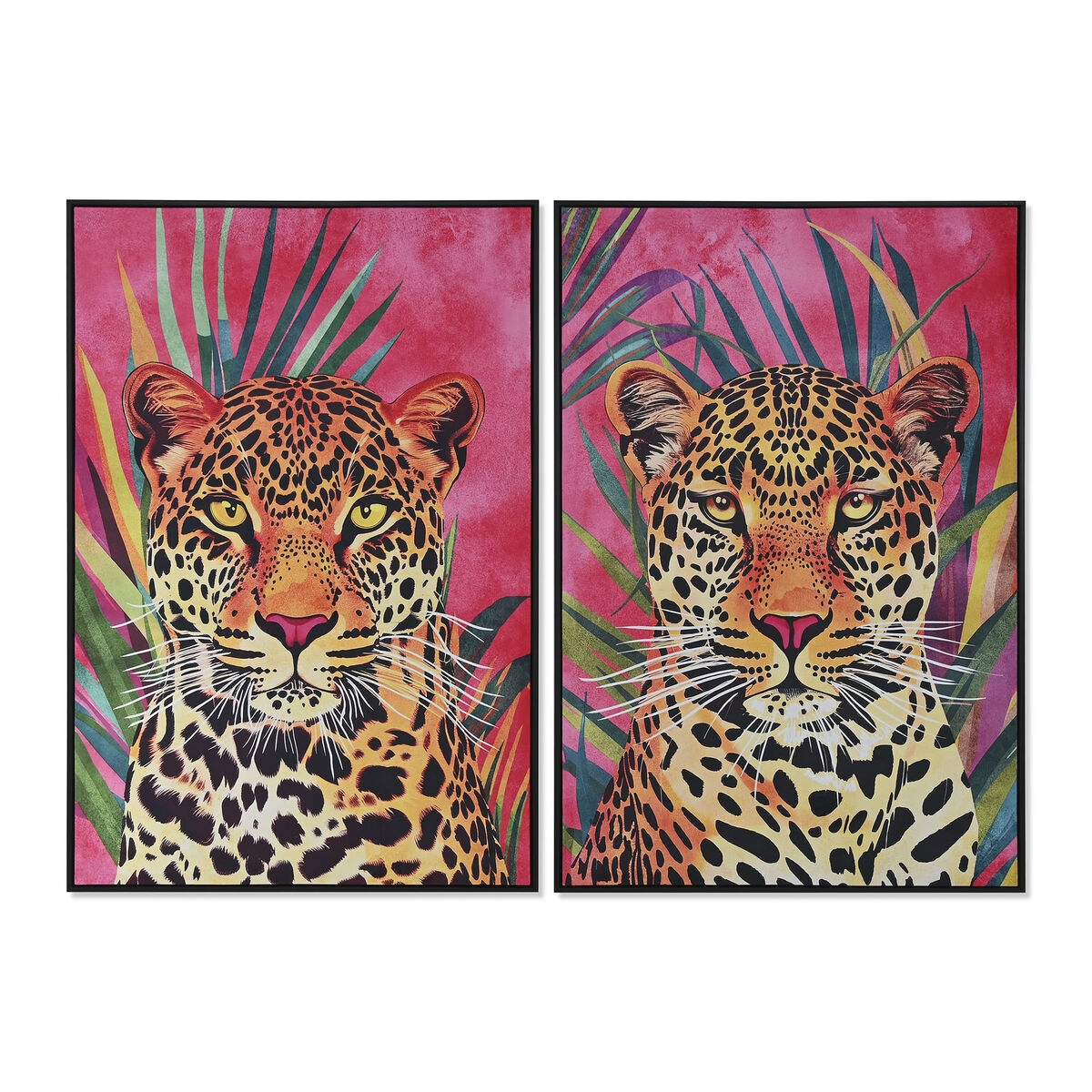 Kanvas Home ESPRIT Sammet Kanvas 83 x 3,8 x 123 cm