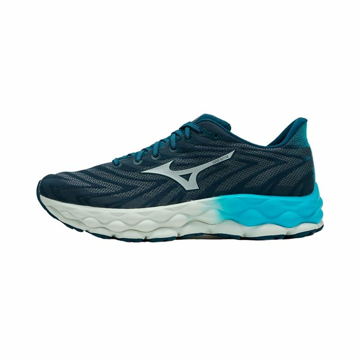 Löparskor, Vuxna Mizuno Wave Sky 8 Blå Grå - 2