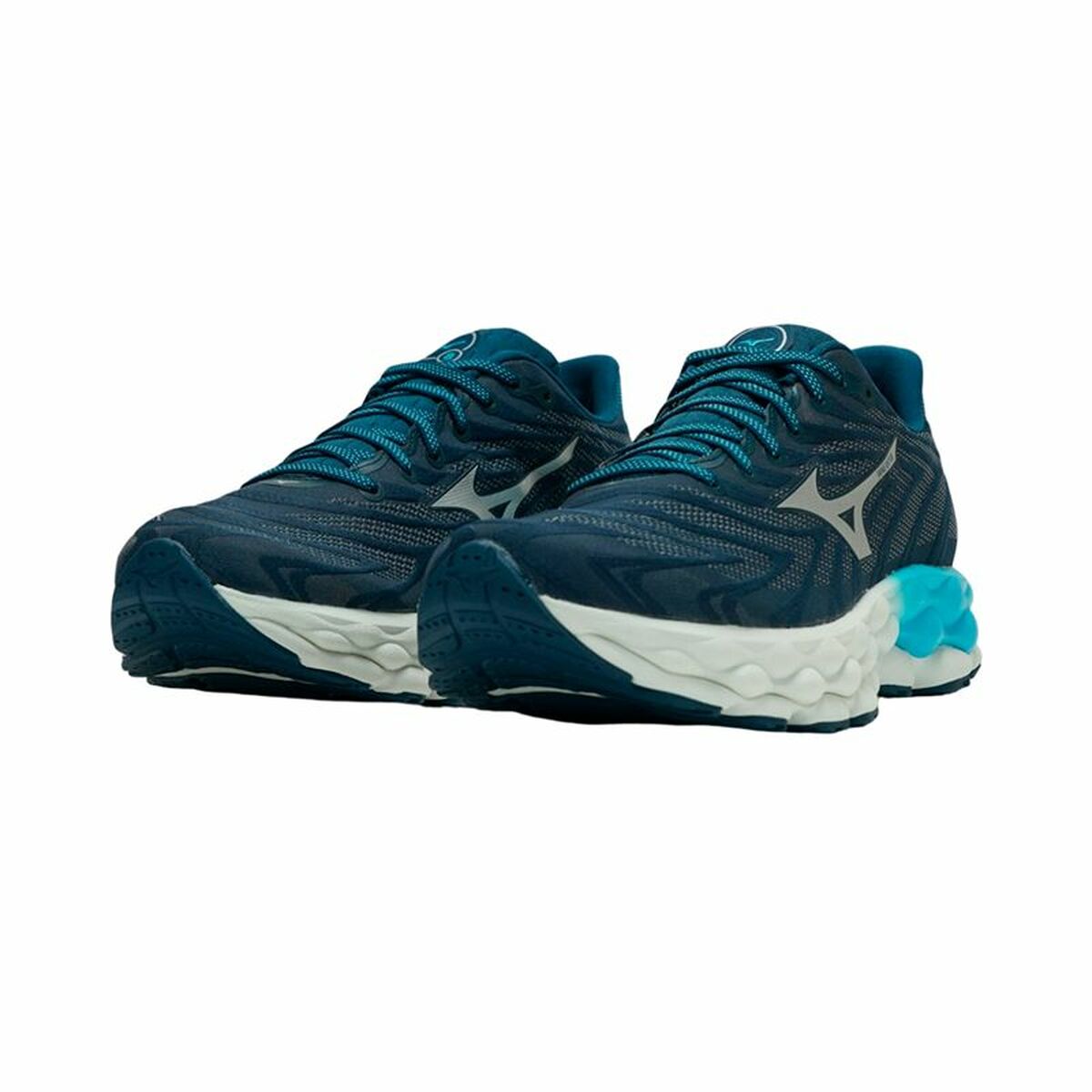 Löparskor, Vuxna Mizuno Wave Sky 8 Blå Grå - 4