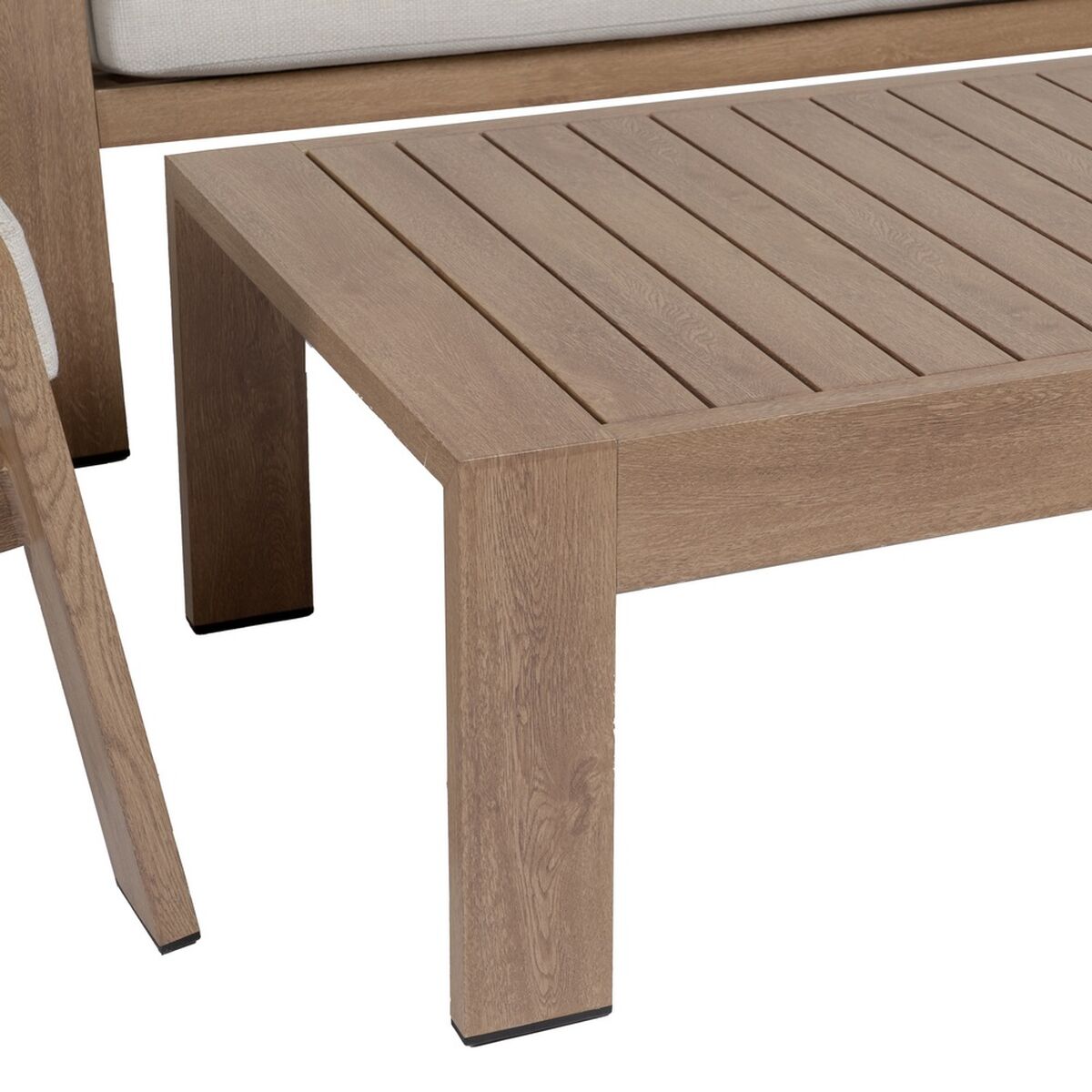 Trädgårdsmöbler Beige Naturell 184 x 74 x 65 cm - 5