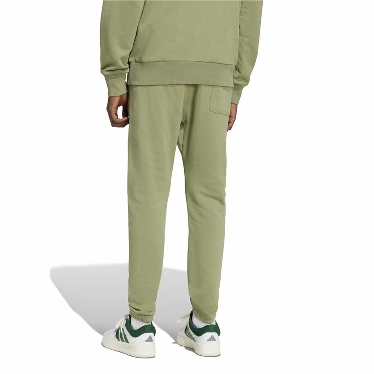 Långa träningsbyxor Adidas Regular Tapered Grön Män - 3