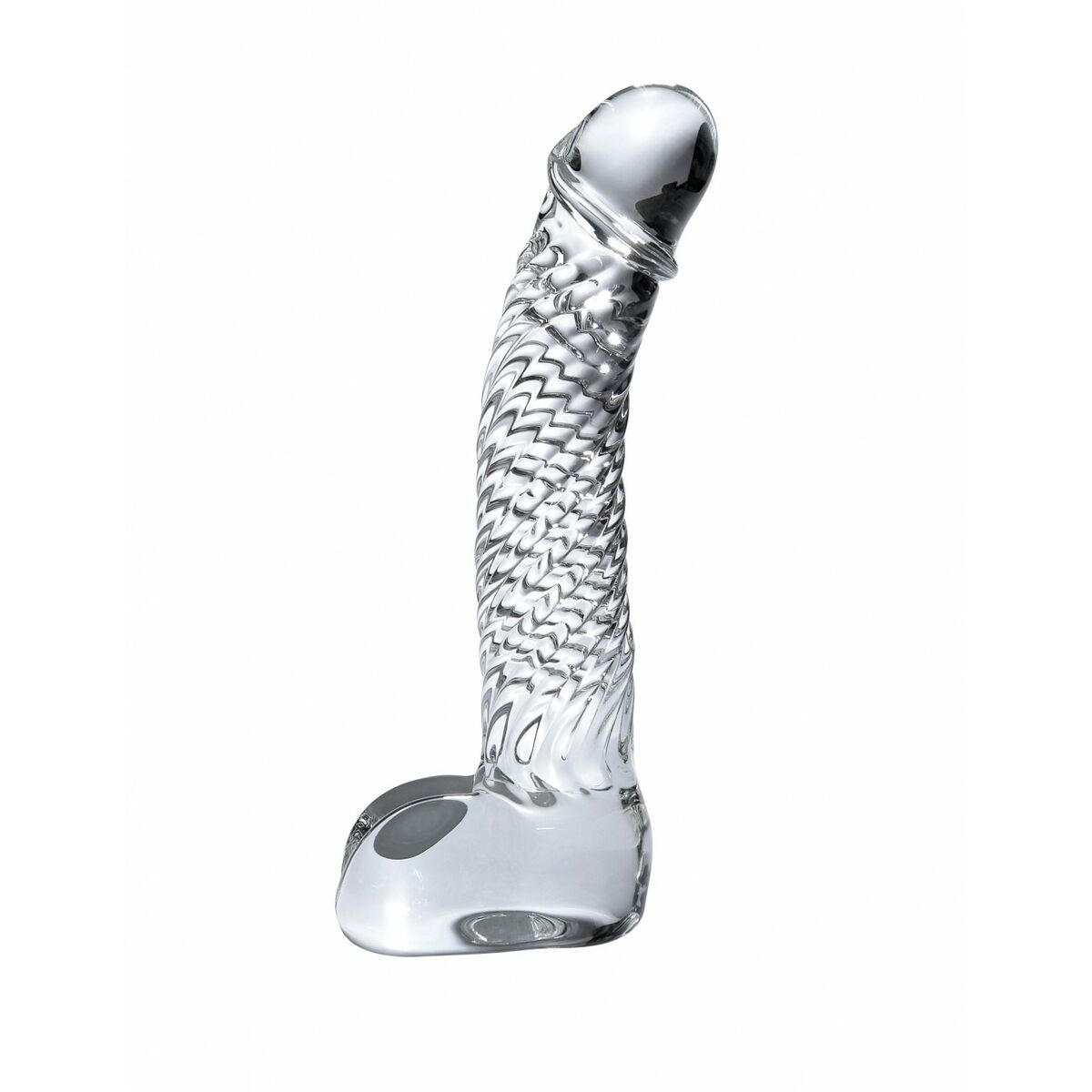 Realistisk dildo Pipedream Glas Transparent