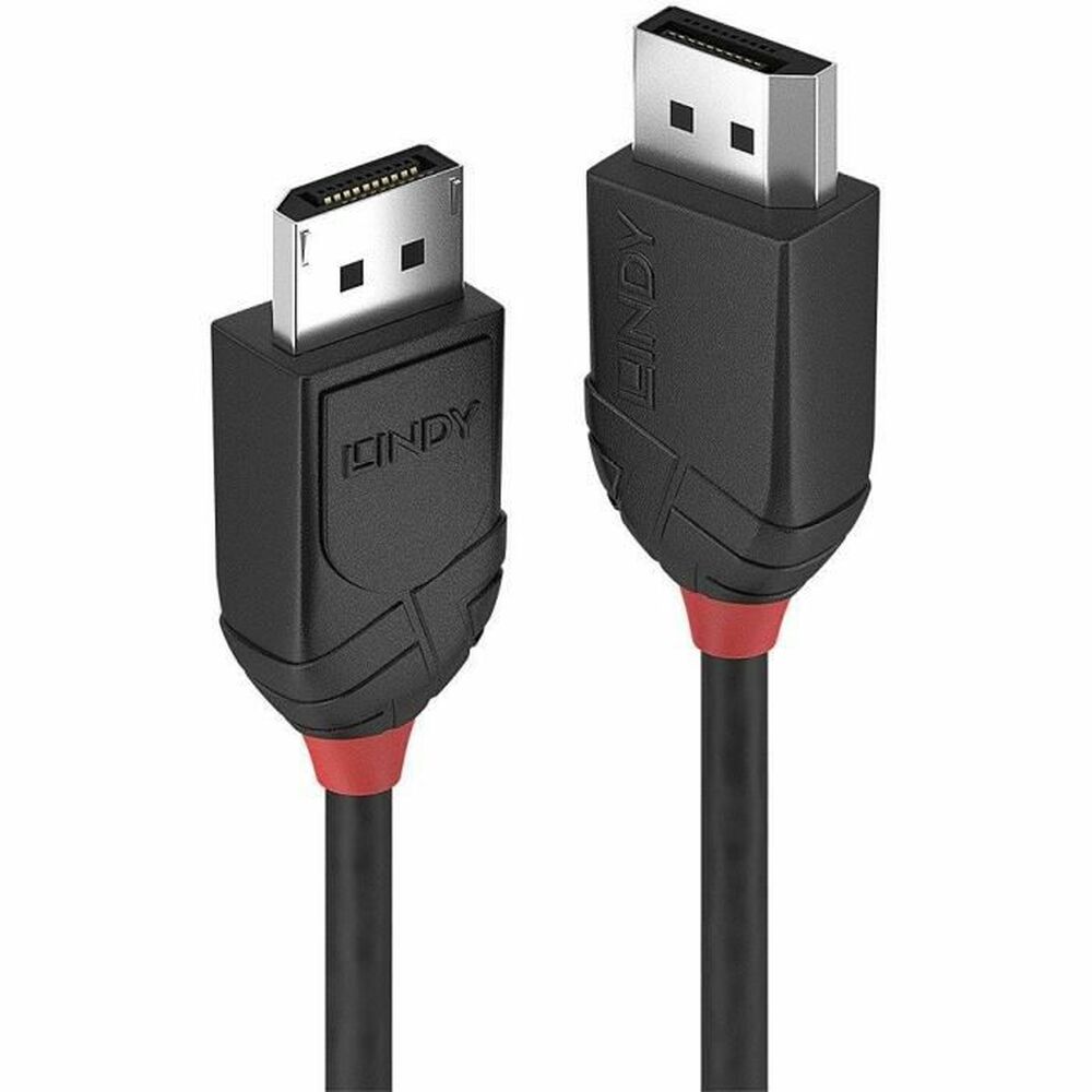 DisplayPort Kabel LINDY Svart 1 m
