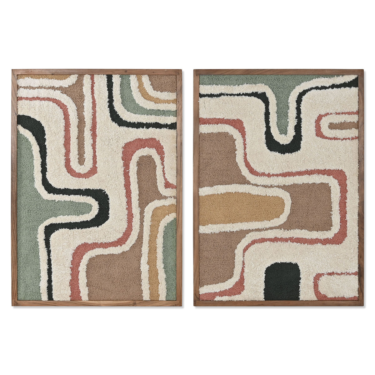 Tavla Home ESPRIT Bomull Akaciaträ 75 x 3 x 105 cm - 4