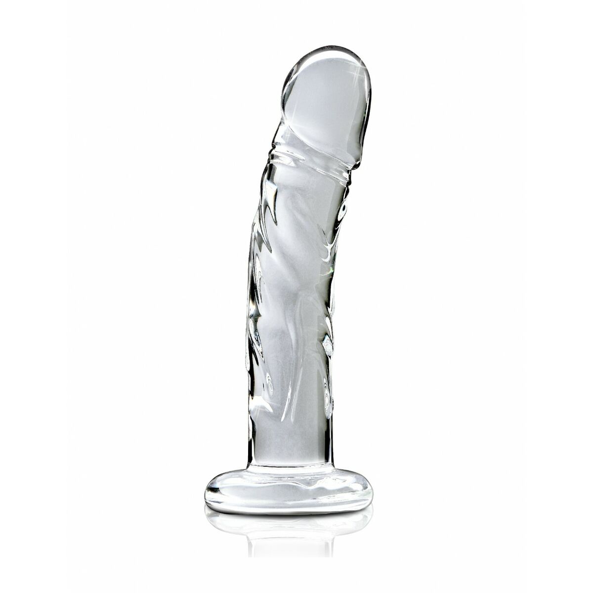 Realistisk dildo Pipedream Glas Transparent