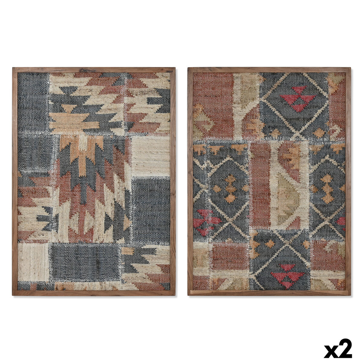 Tavla Home ESPRIT Bomull Akaciaträ 75 x 3 x 105 cm - 5