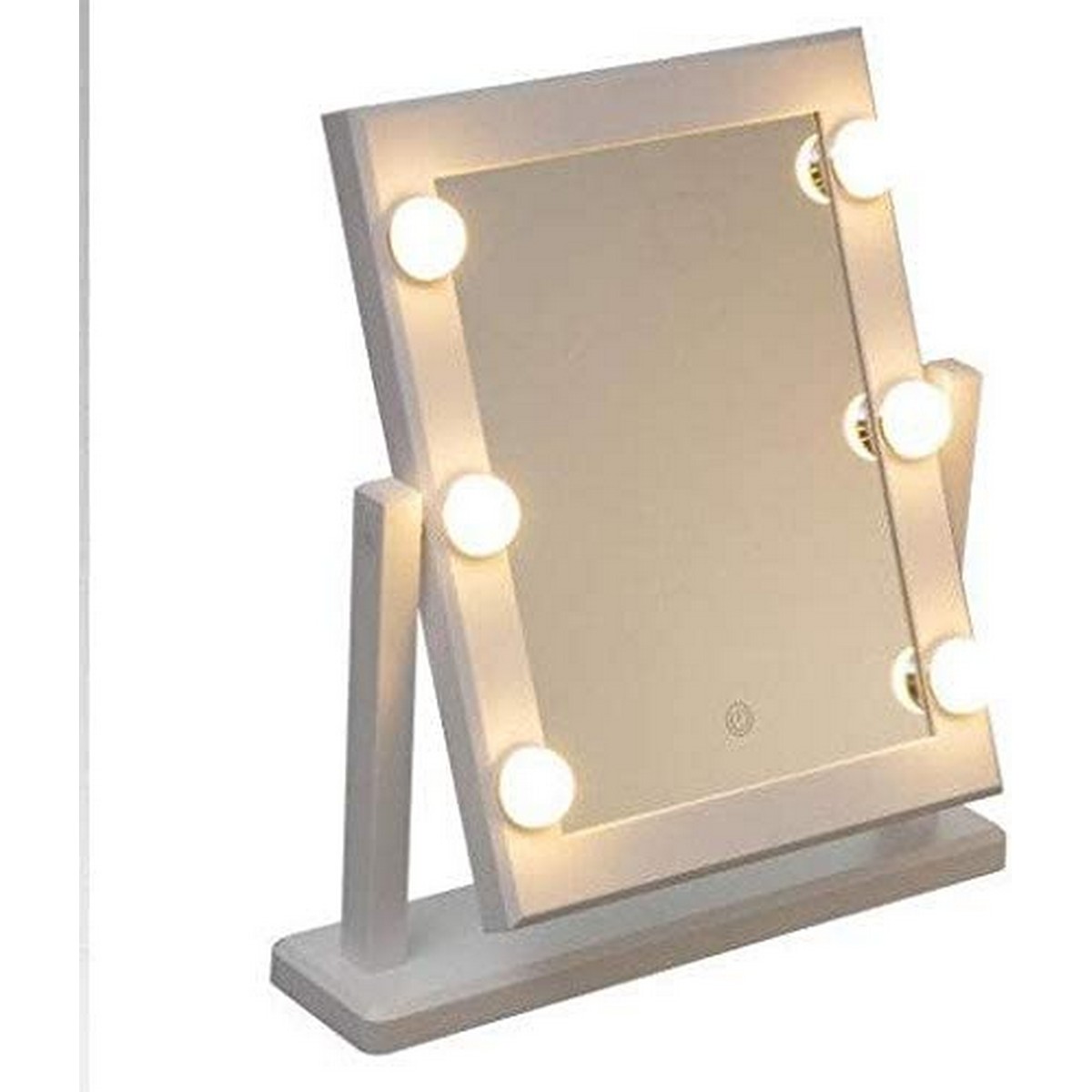 Bordsspegel med Pekskärm och LED-ljus 5five Hollywood Vit 37 x 9 x 40,5 cm - 2